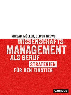 cover image of Wissenschaftsmanagement als Beruf